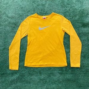Yellow Nike Longsleeve